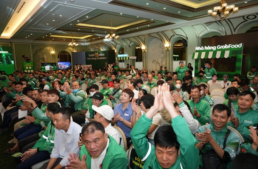 Grab tổ chức chương trình lớn, phục vụ mát xa miễn phí cho hơn 6.000 tài xế
