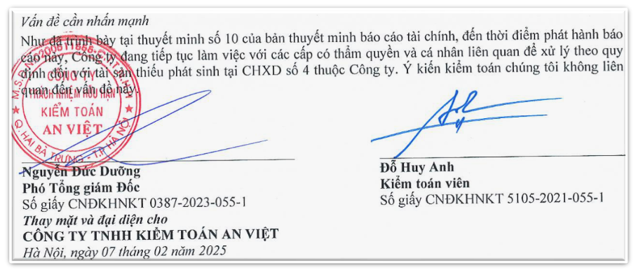 Xuất hiện doanh nghiệp đầu tiên ảnh hưởng bởi vụ 2 kiểm toán viên bị đình chỉ tư cách hành nghề