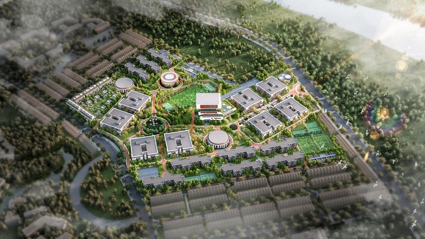 Tăng tốc triển khai tổ hợp giáo dục 84.000m2 của FPT, dự kiến cất nóc vào quý I/2026
