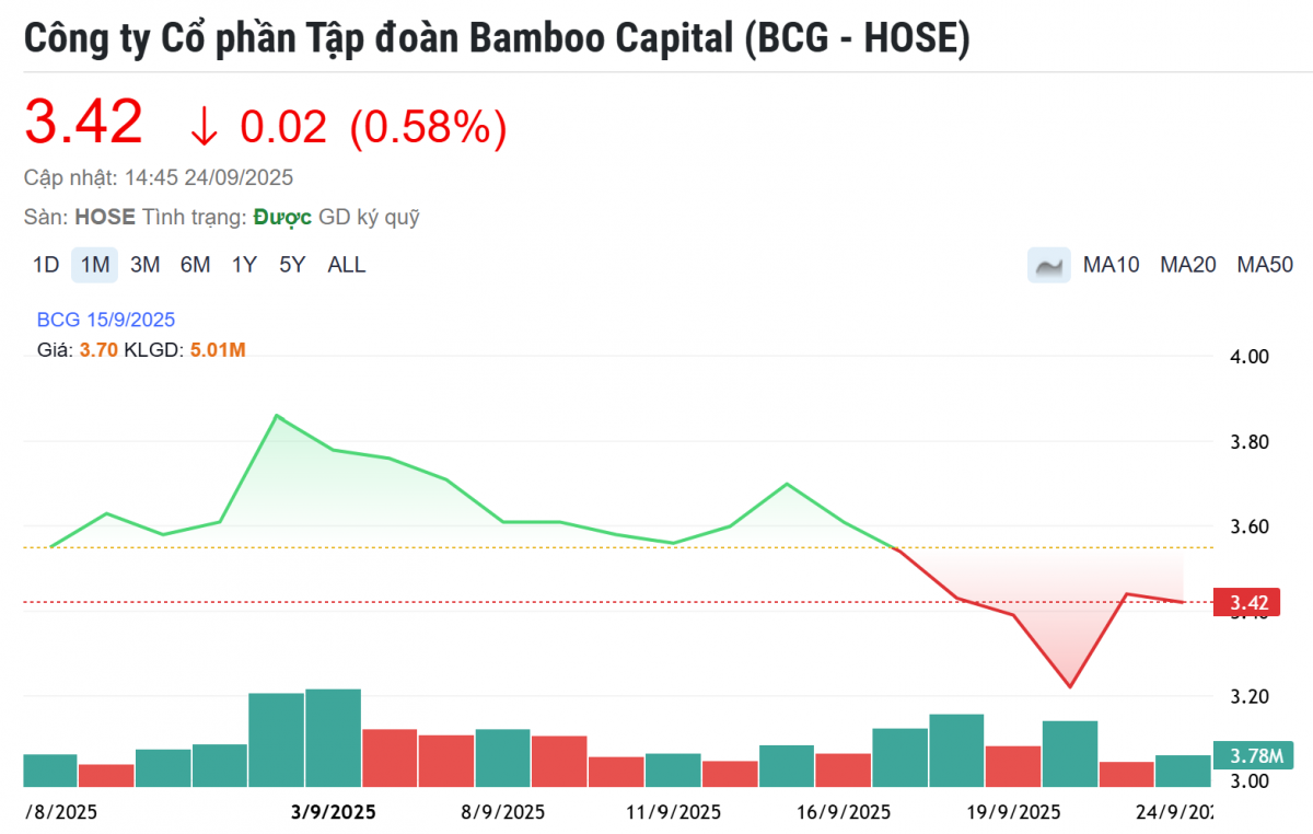 Đối tác e ngại sau vụ lãnh đạo bị khởi tố, Bamboo Capital (BCG) tiếp tục hoãn công bố báo cáo tài chính
