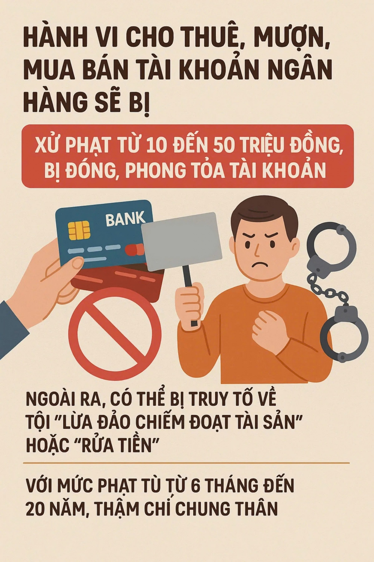 Công an cảnh báo khẩn đến toàn bộ người sử dụng tài khoản ngân hàng